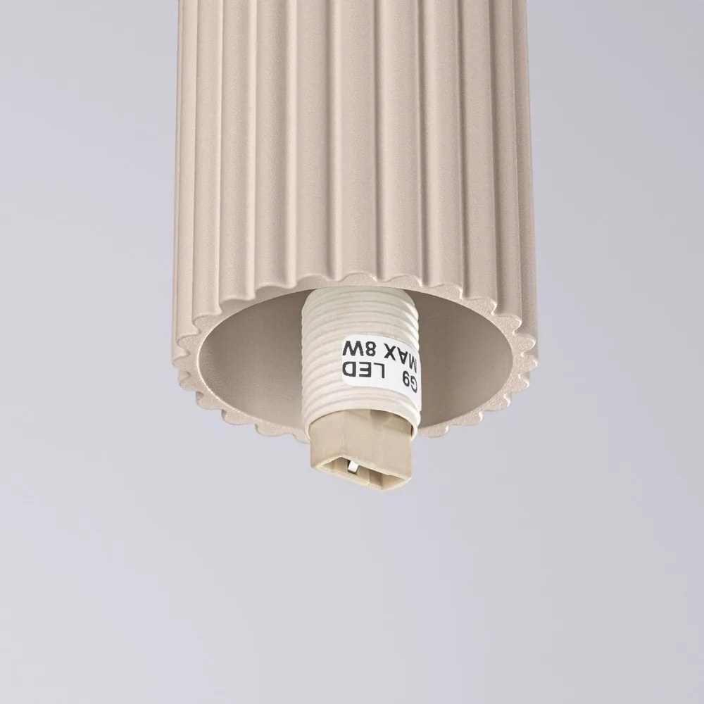 Синьо осветително тяло за таван със стъклен абажур ø 12 cm Orbital – Sollux