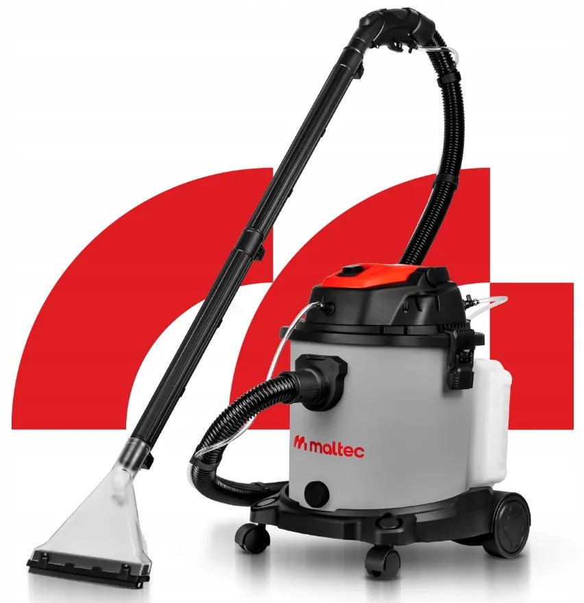 Прахосмукачка за мокро/сухо прахосмукиране, почистване на тапицерия и килими MalTec MasterWash 2200W