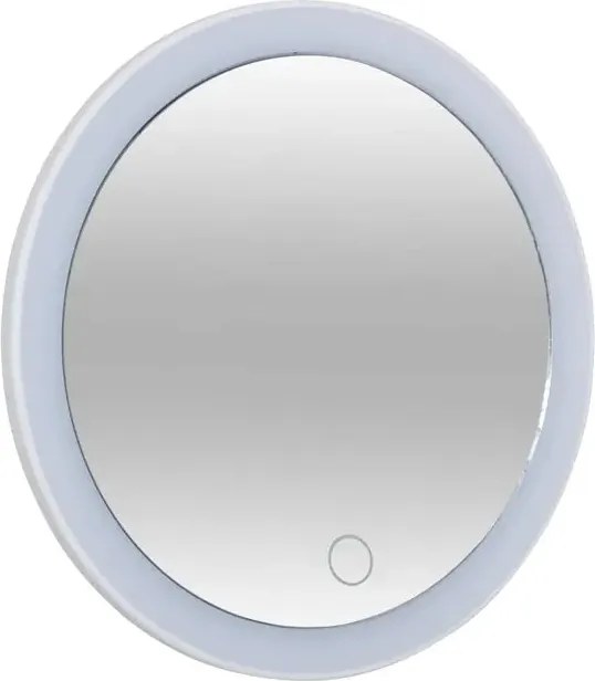 Огледало за баня 5five, LED, Пластмаса, Въртящо