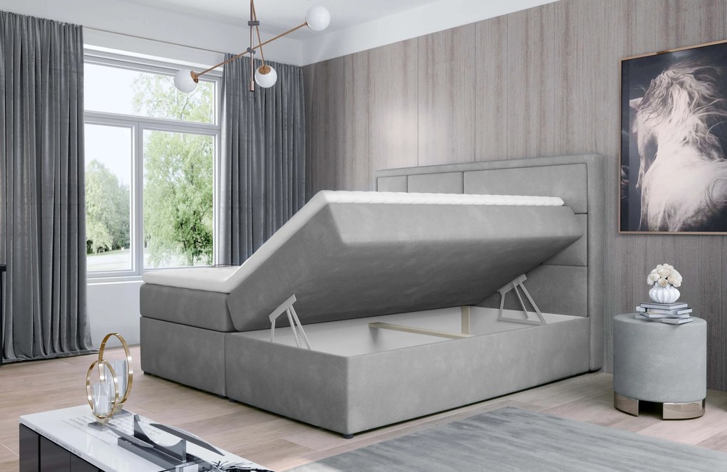 Тапицирано легло Dorma-180 x 200-Kafe