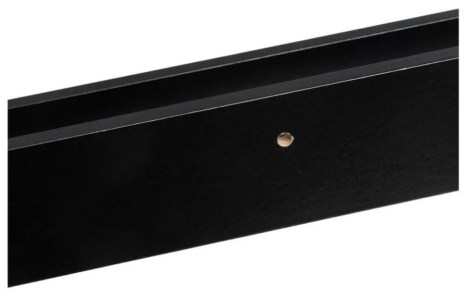 Черен стенен рафт за картини 80 cm – Casa Selección