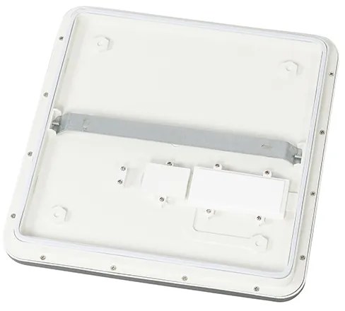 Таванна лампа черна 30 см с LED 3-степенна димируема IP44 - Steve