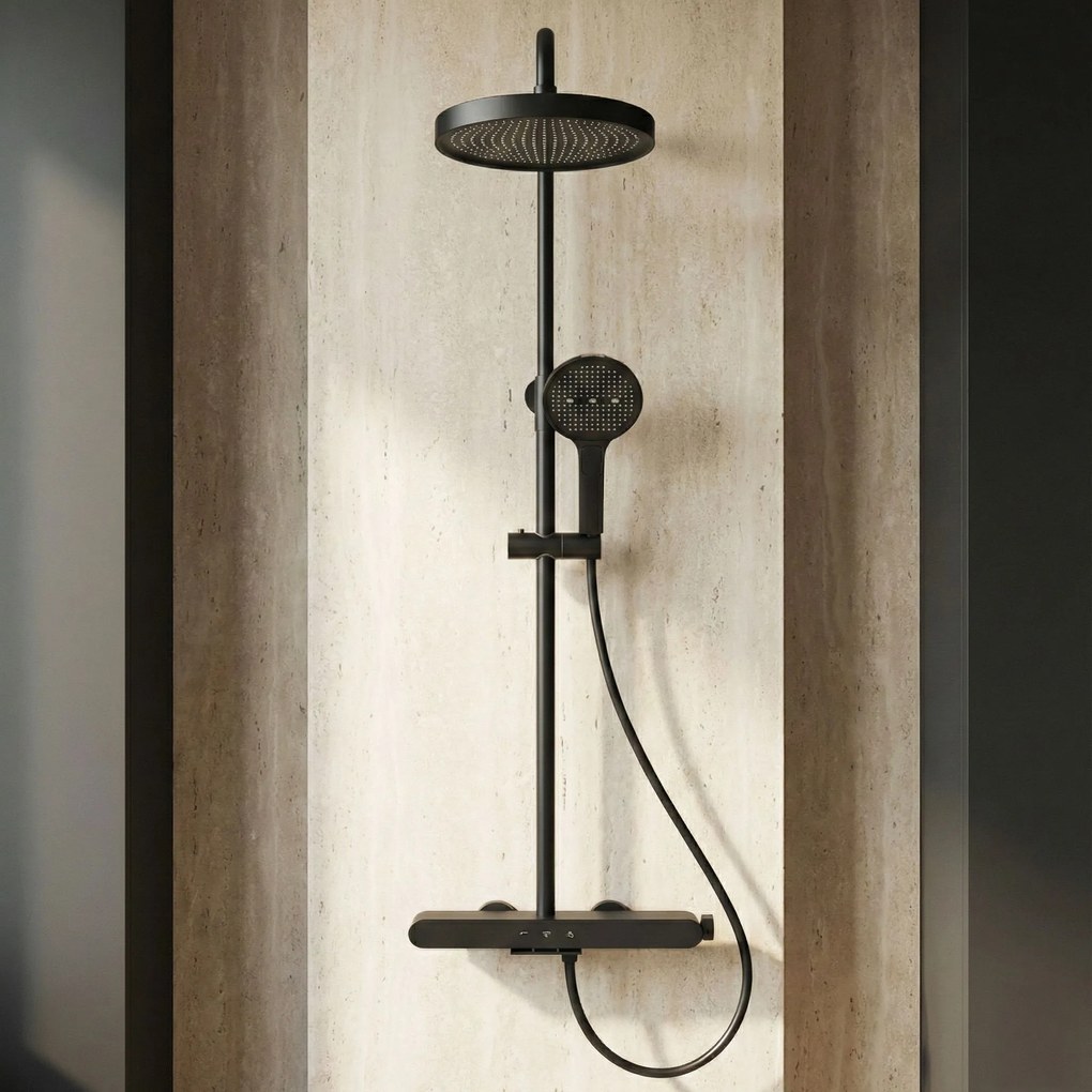 Комплект за душ REA Farel Black