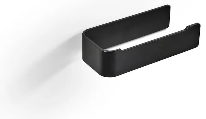 Черен стенен метален държач за тоалетна хартия Ume – Zone