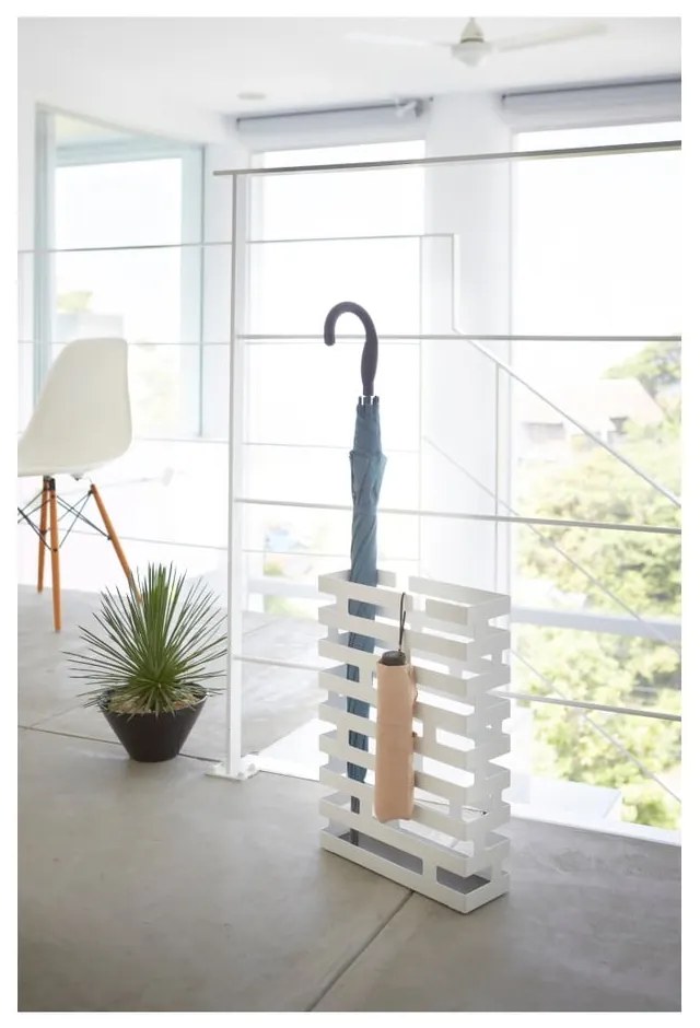 Бяла стойка за чадъри, широчина 30 cm Brick - YAMAZAKI