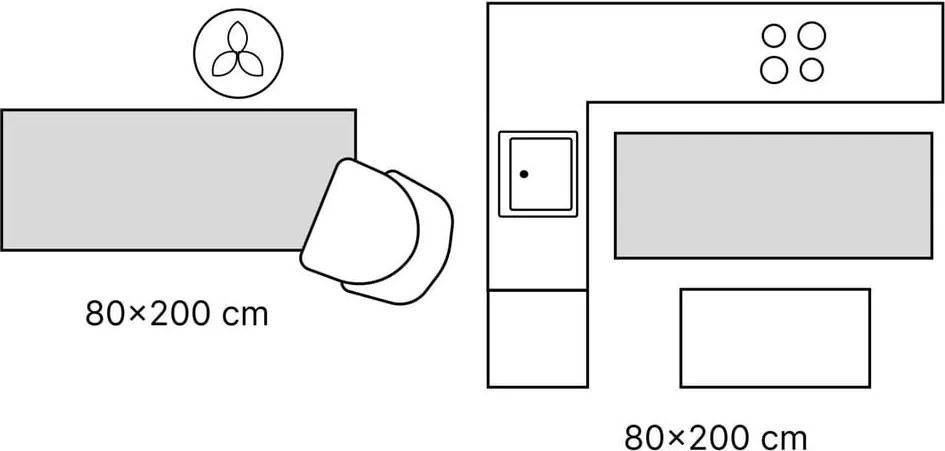 Тъмнозелена ръчно изработена вълнена пътека 80x200 cm Scala – Villeroy&amp;Boch
