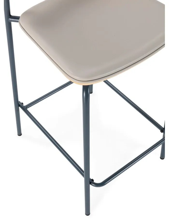 Бежови тапицирани бар столове в комплект 2 бр. (височина на седалката 65,5 cm) Saula – Marckeric