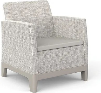 Сиво-бежови пластмасови градински столове в комплект 2 бр. Scandi Forma – Keter