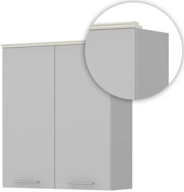 Рамка на висящ шкаф Tahoma ZL-Length: 140 cm-White matte