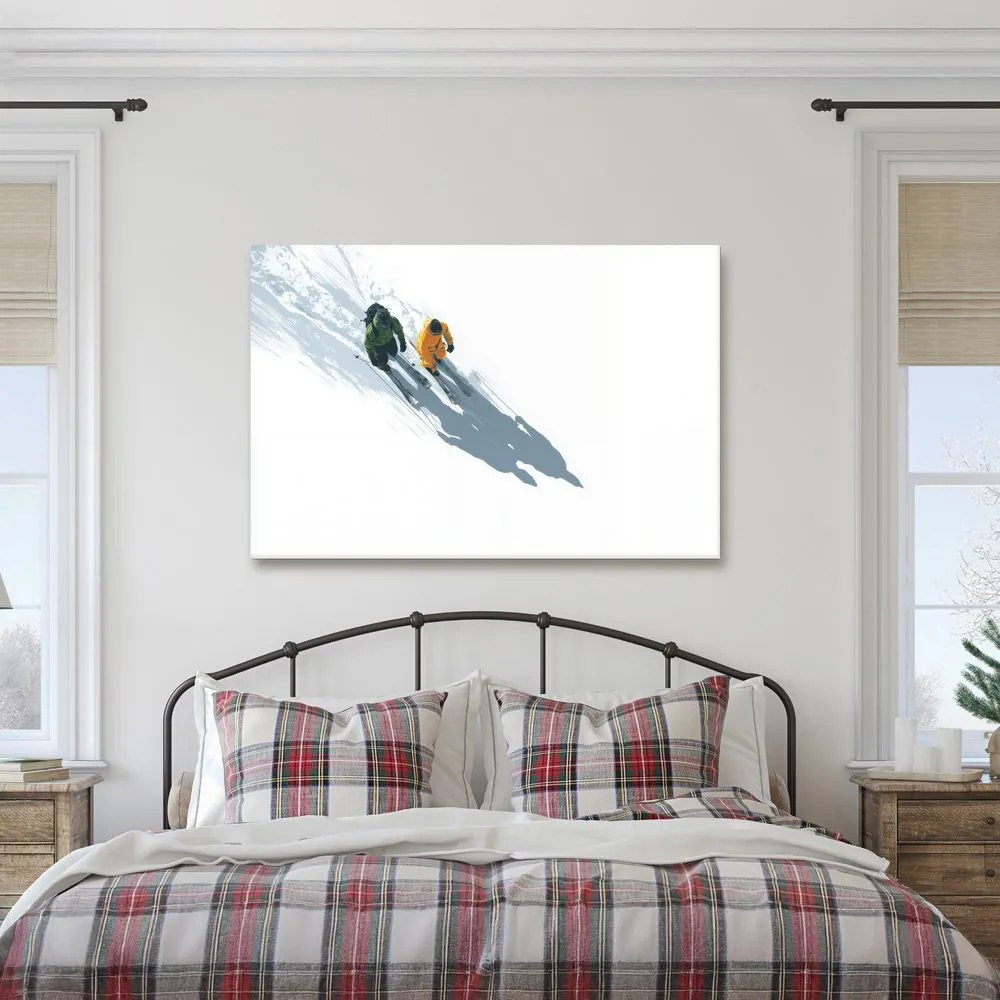 Картина на платно – Заснежено планинско каране