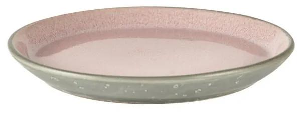Десертна чиния от розово-сива керамика ø 17 cm Mensa - Bitz