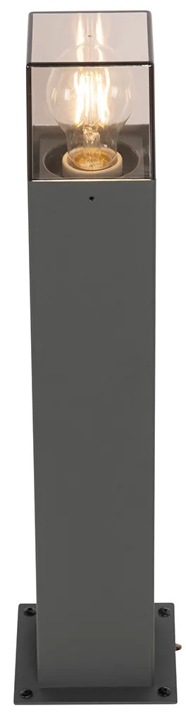 Модерна подова лампа за външно приложение 50 см тъмно сива IP44 - Denmark