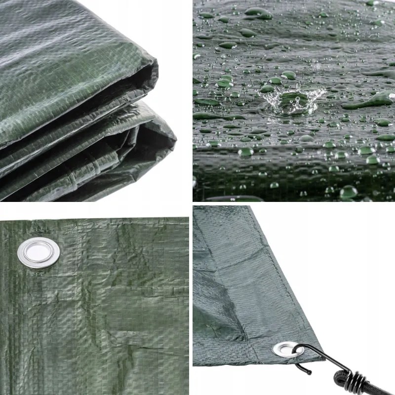 Зелено-сребриста мразоустойчива мушама 3m x 5m