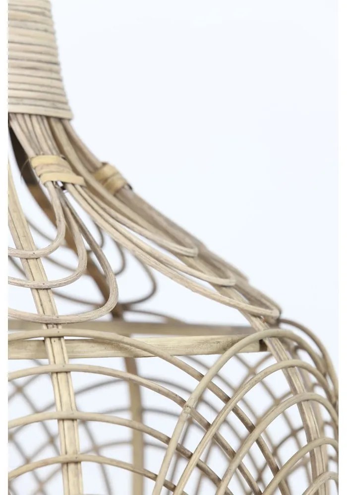 Лампа за таван в естествен цвят с абажур от ратан ø 42 cm Pocita - Light &amp; Living