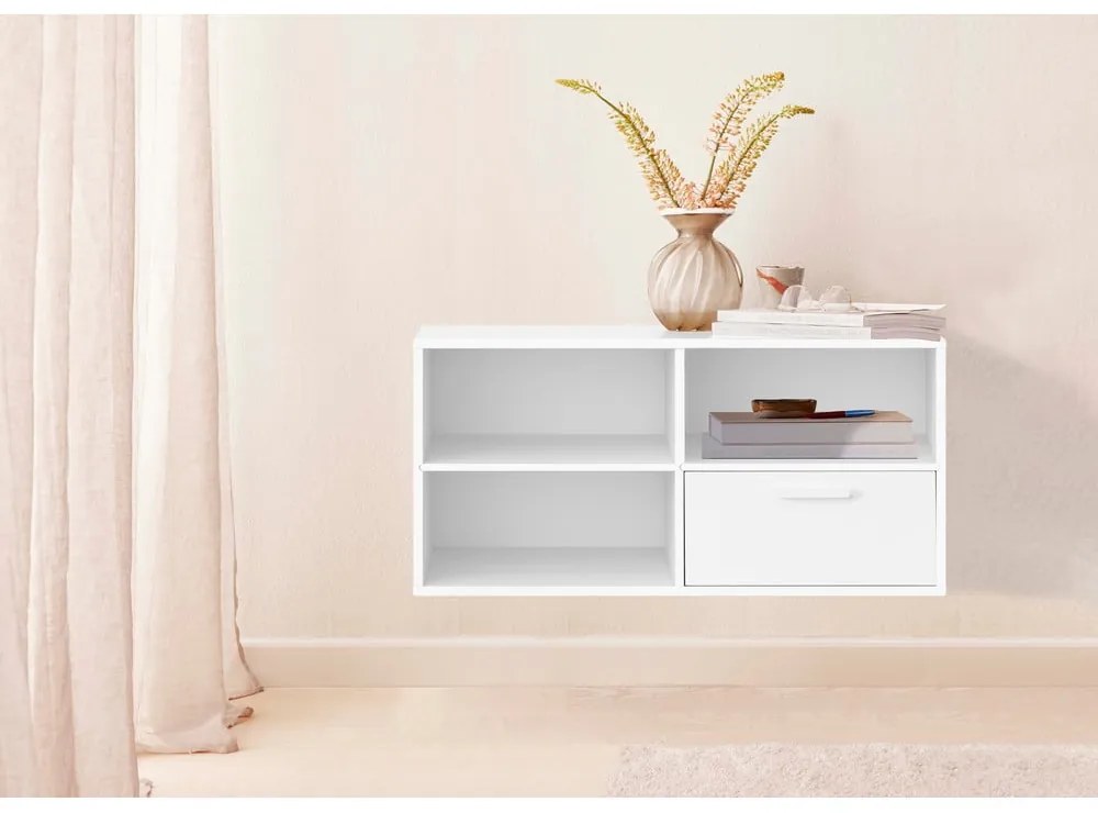 Бял нисък скрин с чекмеджета 90x43 cm Keep by Hammel - Hammel Furniture