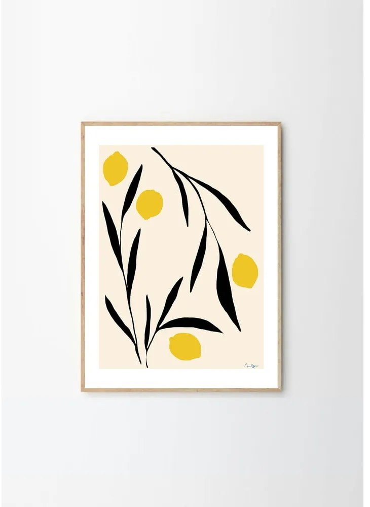 Постер 50x70 cm Lemon – Anna Mörner – The Poster Club