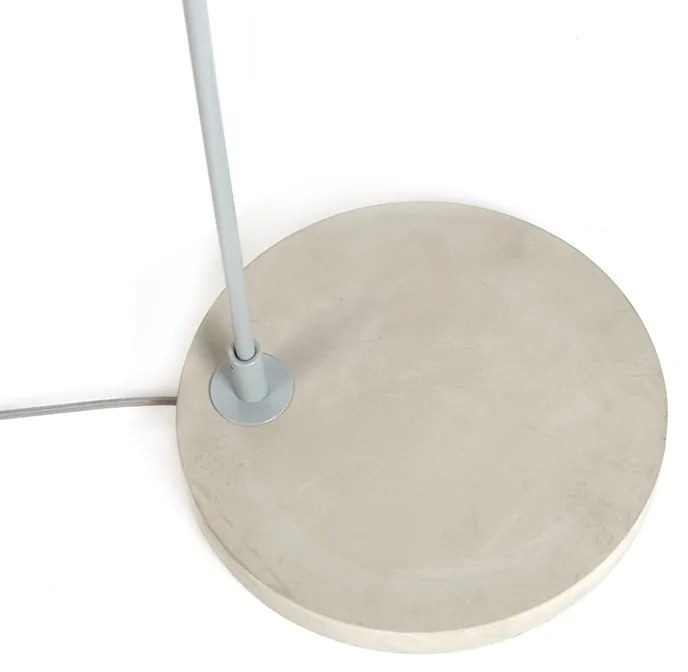 Модерна аркова лампа с сив абажур - Bend