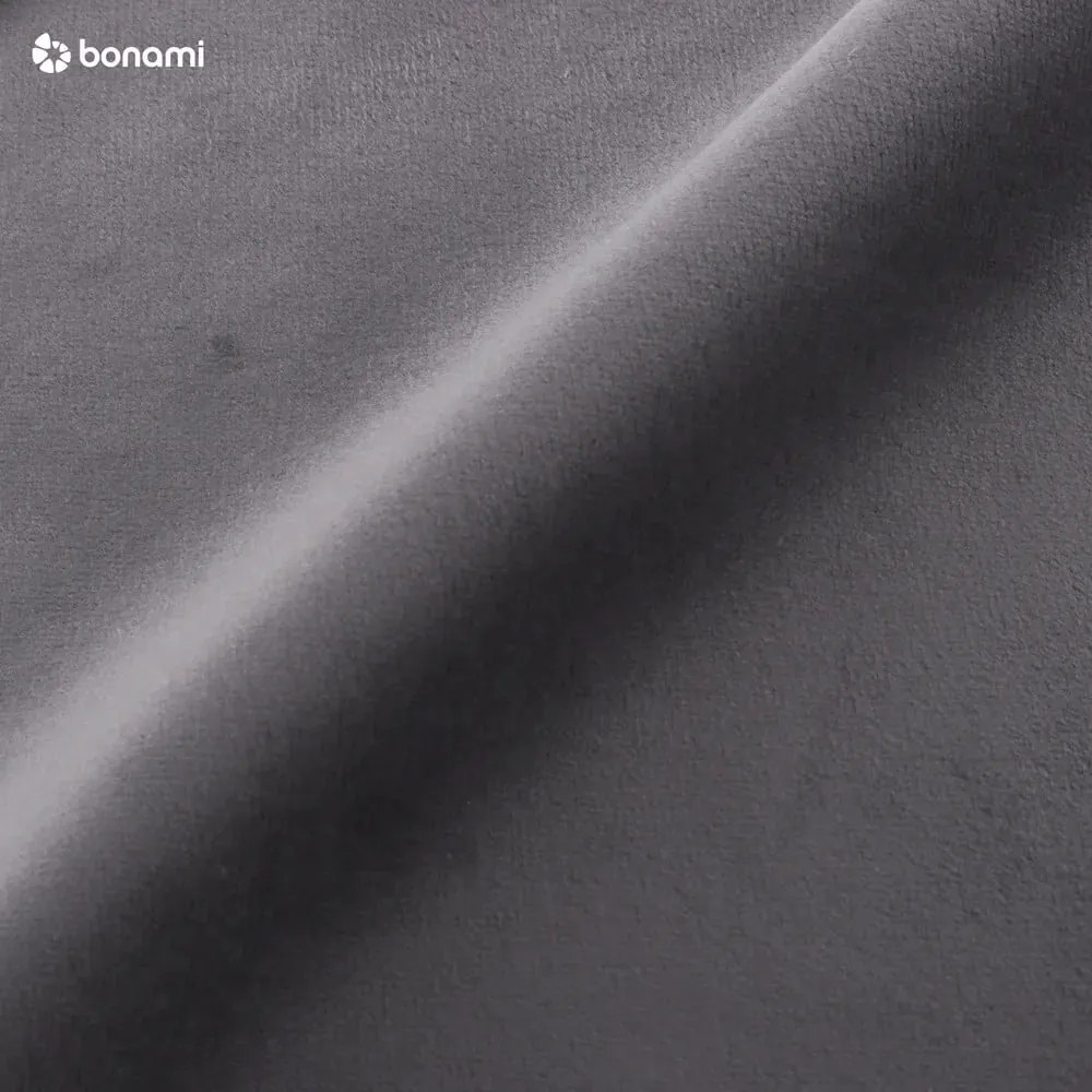 Тъмносиво двойно тапицирано легло с включена подматрачна рамка 160x200 cm Akela – Makamii