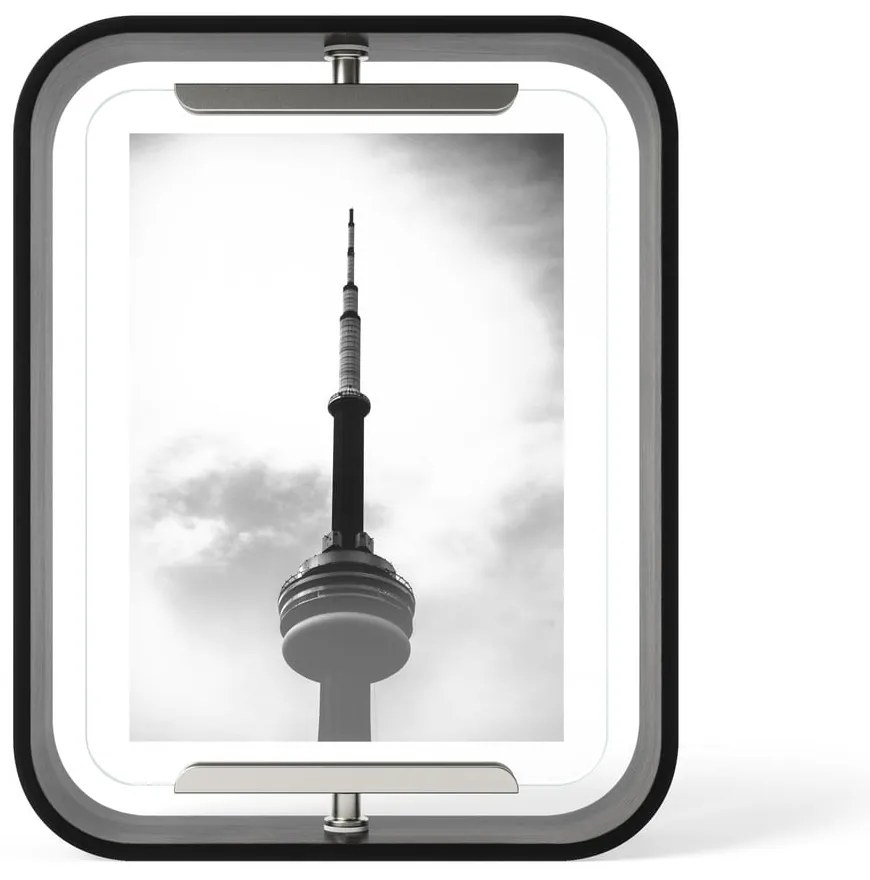 Черна дървена стояща рамка 19x24 cm Bellwood – Umbra