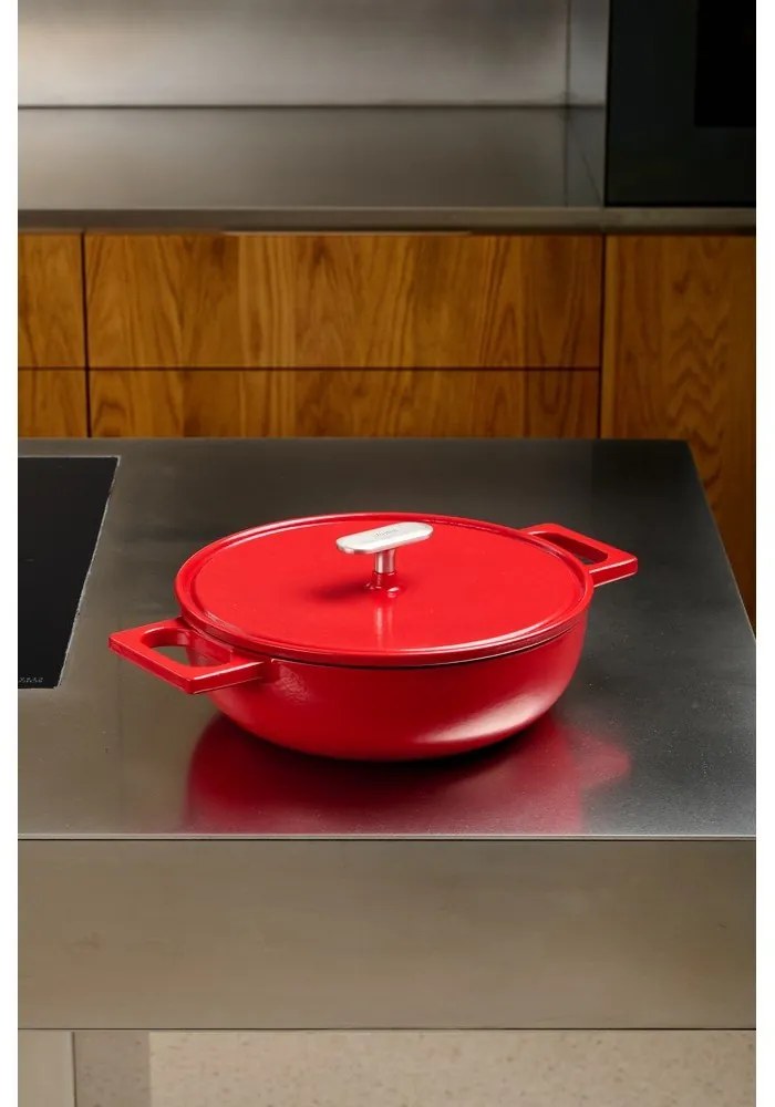 Тиган с капак от излято желязо ø 26 cm tegame Mattia 3.0 – FABINI