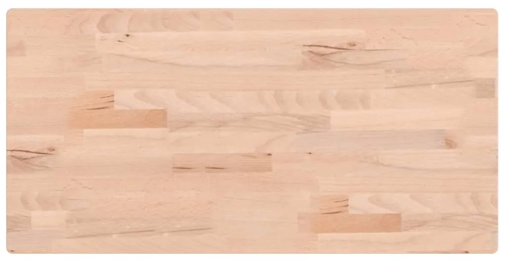 3188882 vidaXL Плот за маса 80x40x2,5 см правоъгълен масивен бук