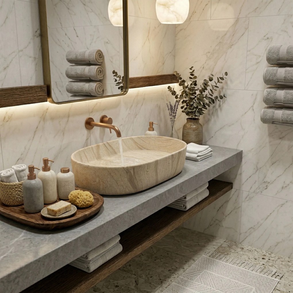 УМИВАЛНИК ЗА ПЛОТ Rea Nadia 60 Sahara