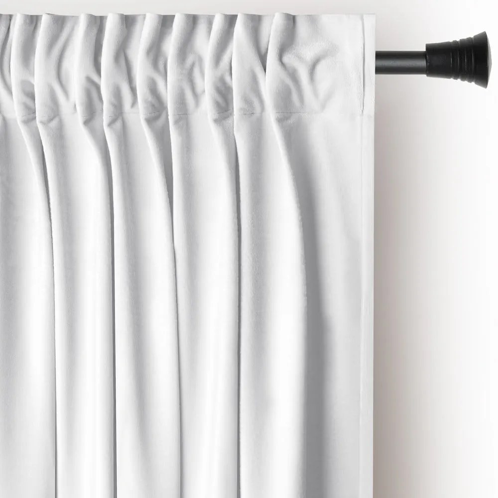 Бяло dimout перде 140x245 cm Pleat – Restilo