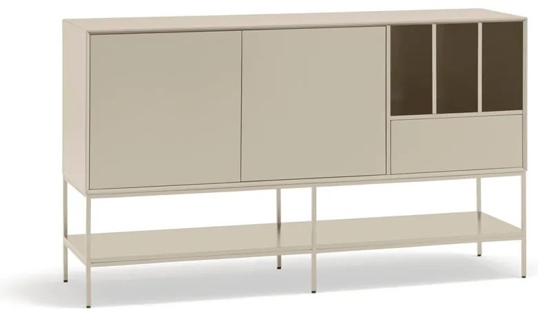 Кремав скрин 166x98x45 cm Platt – Teulat