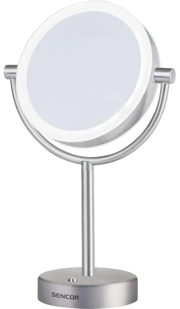 Sencor - Козметично огледало с LED подсветка LED/5W/230V неръждаем