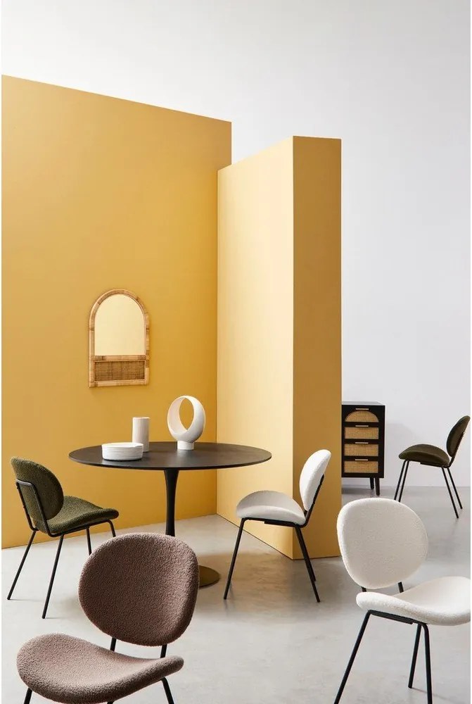 Тапициран трапезен стол в цвят каки Maddie – Yes Everyday