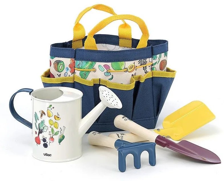 Vilac - Градинска чанта с инструменти и лейка