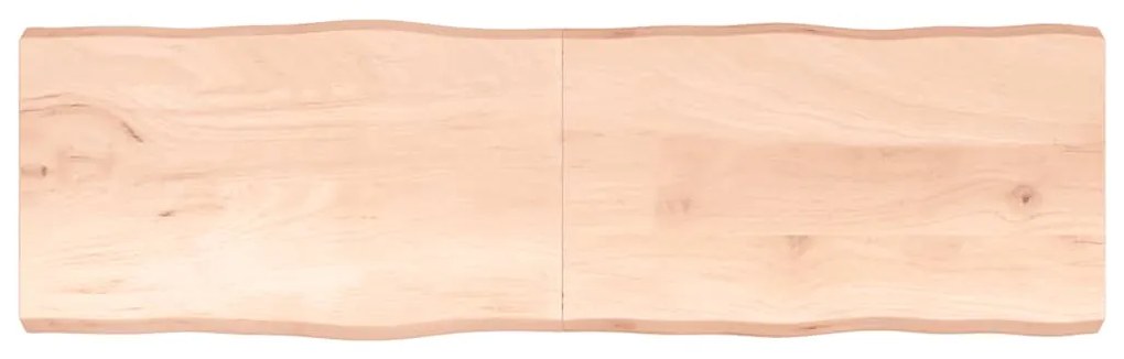 363919 vidaXL Плот за маса 200x60x(2-6) см необработено масивно дърво жив ръб