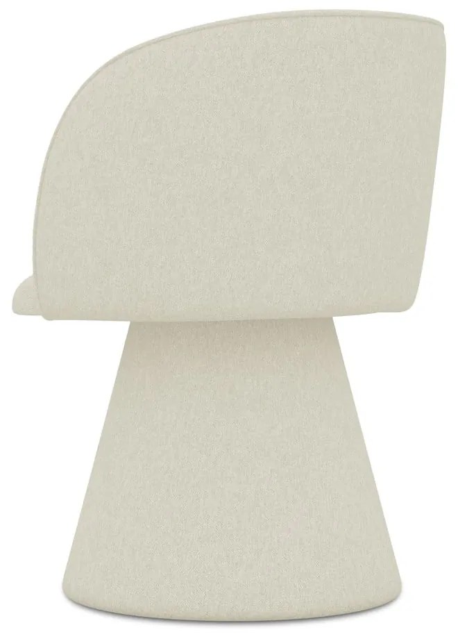 Кремав тапициран трапезен стол Maia – Makamii