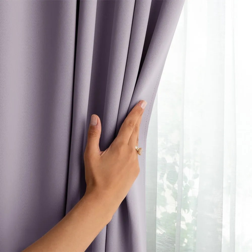 Сиво-розово dimout перде 140x270 cm Kierra – Restilo