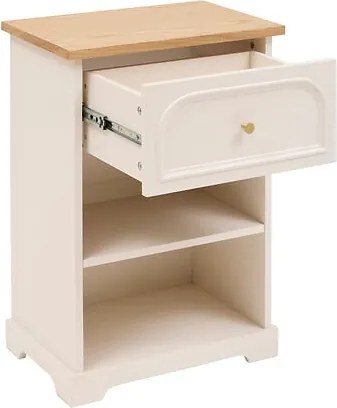 Нощно шкафче atmosphera Mohea, 67 cm, Слонова кост