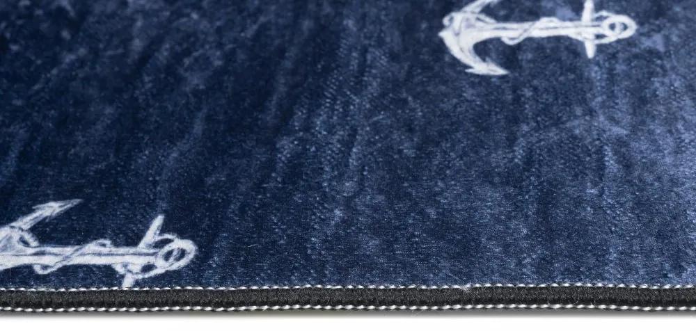 Детски килим със семпъл морски мотив Ширина: 80 см | Дължина: 150 см