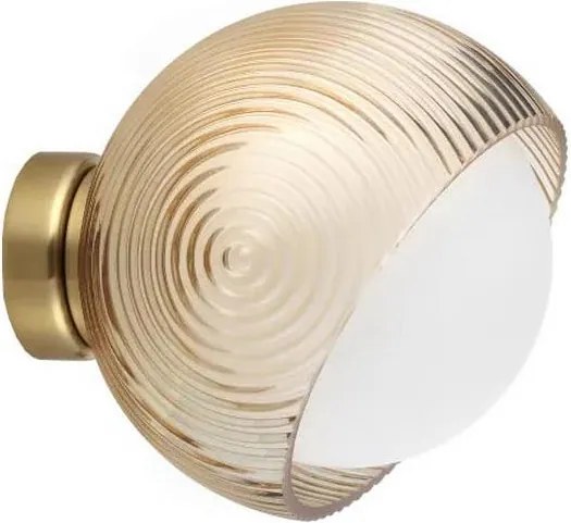 Ideal Lux - LED стенен аплик BLOOM 1xE27/42W/230V златист/димно бежово