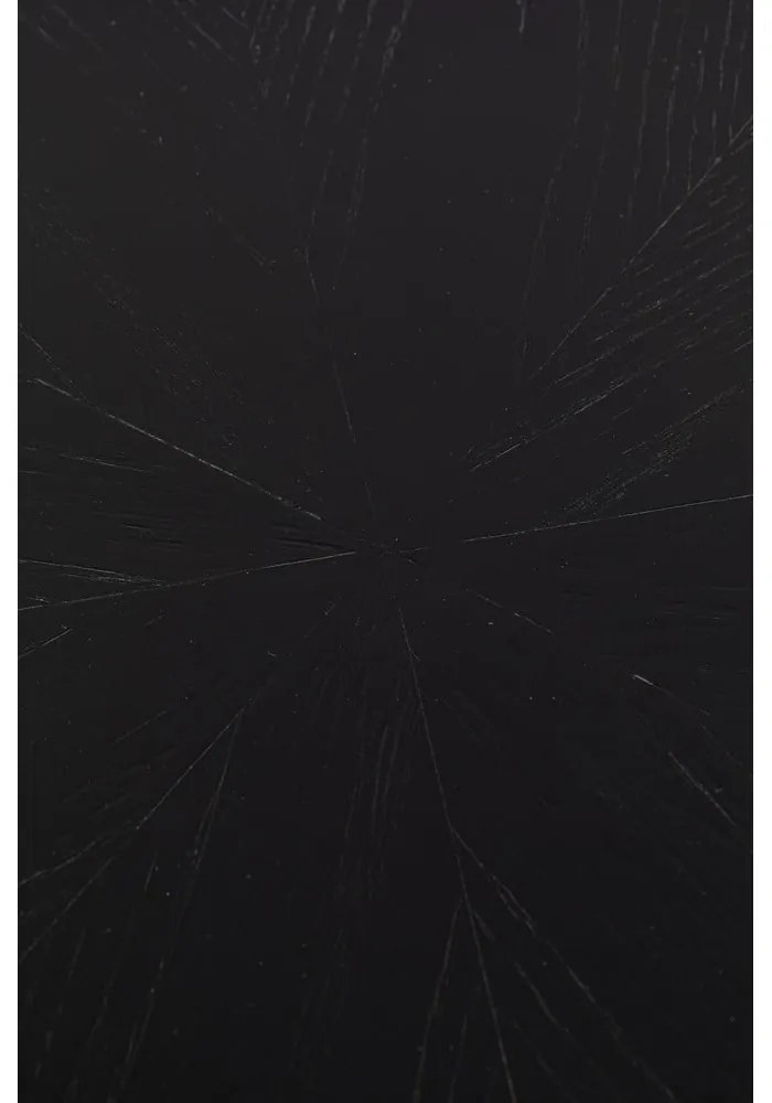 Кръгла маса за хранене с дъбов плот ø 100 cm Fabio - White Label