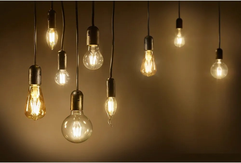 Топла бяла декоративна крушка E14, 4 W Windstorkerze – Trio