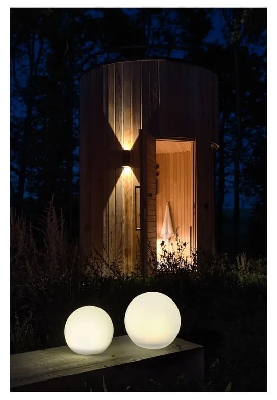 LED външно осветително тяло със соларен панел ø 30 cm Maane – Villa Collection