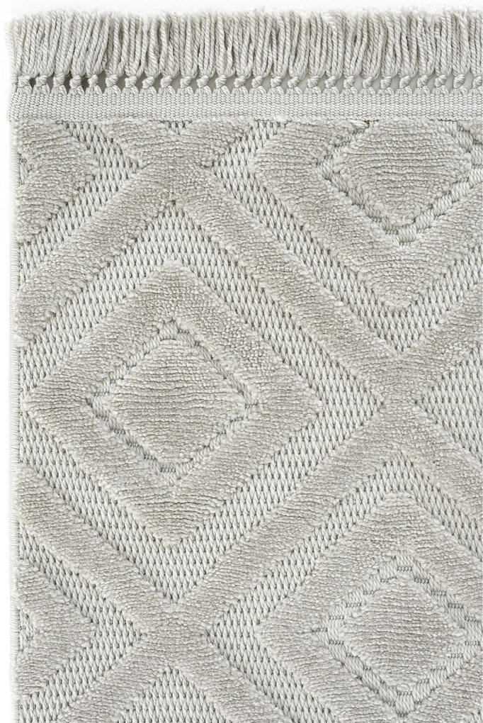 Килим Stone 1089, цвят Сив, 80 x 150 см