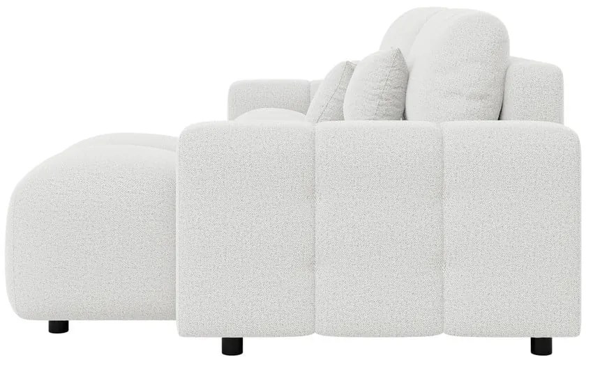 Бял разтегателен ъглов диван (променлив) Luki – Ropez