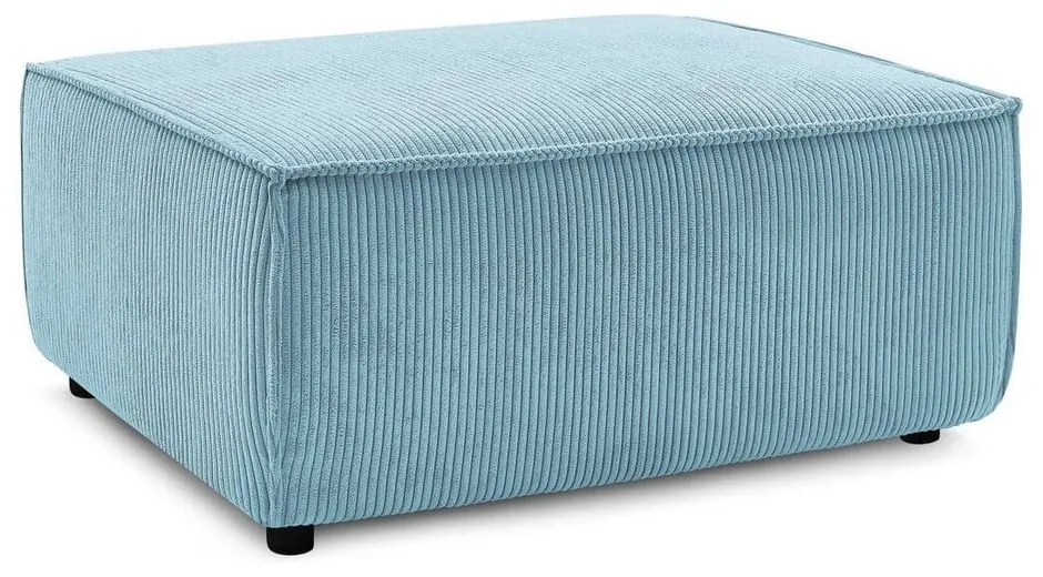 Светлосиня табуретка от велур Nihad - Bobochic Paris