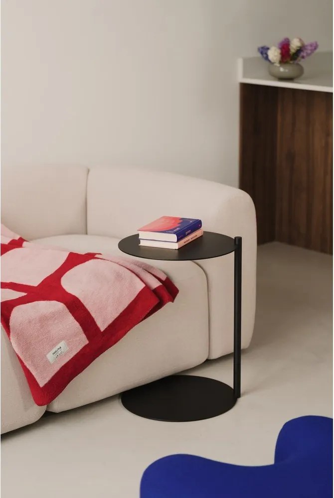 Стоманена кръгла странична масичка 41x40 cm Ande – noo.ma