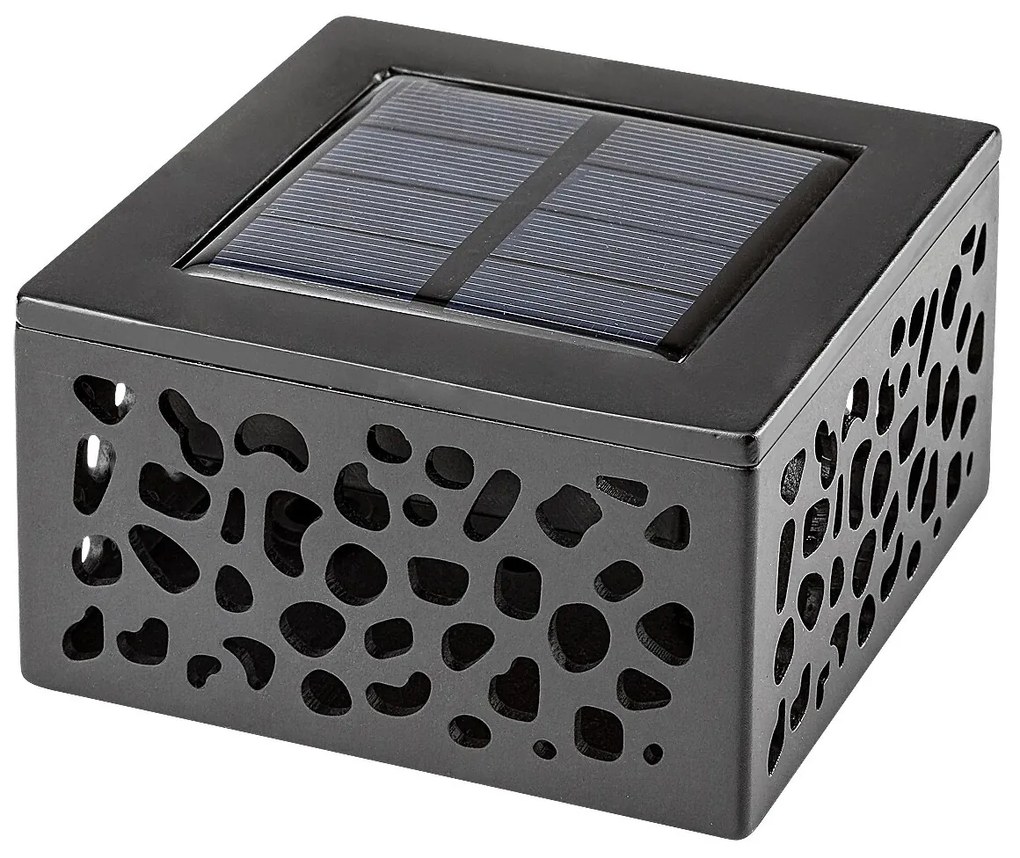 RABALUX 7032 Medulin, соларна лампа, IP44, LED 0,5W, черна, H5cm - 7032