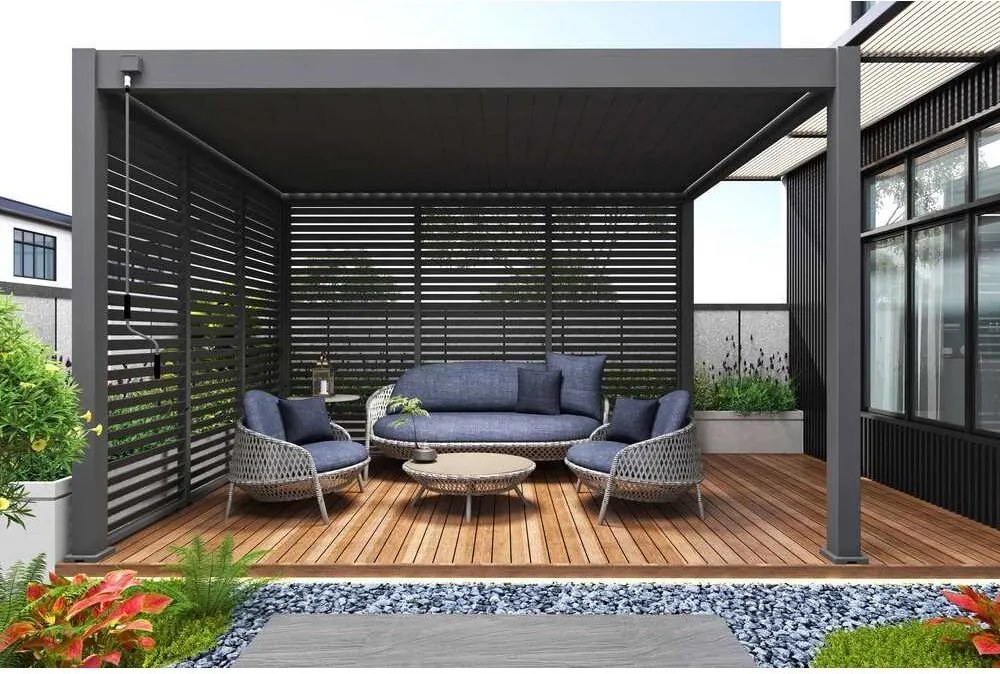 Параван за биоклиматична пергола – Rojaplast