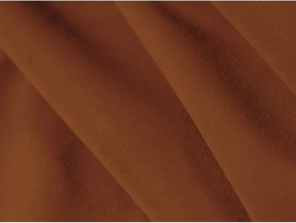 Теракотено двойно легло 200x200 cm тапицирано с място за съхранение с включена подматрачна рамка Eric – Micadoni