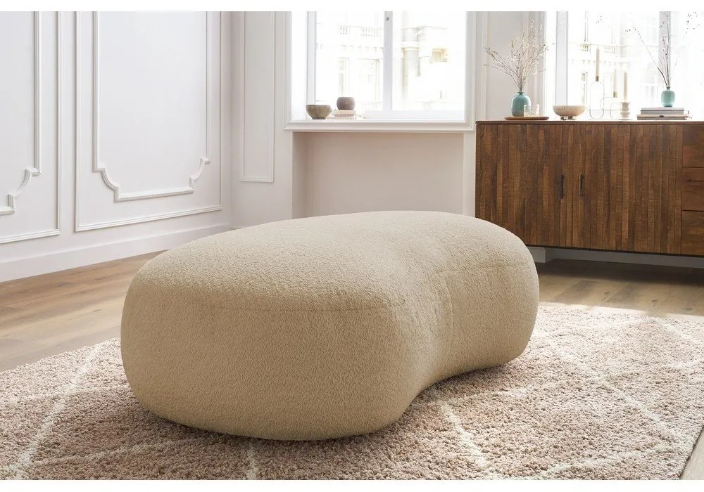 Бежова табуретка от букле Saint-Germain - Bobochic Paris