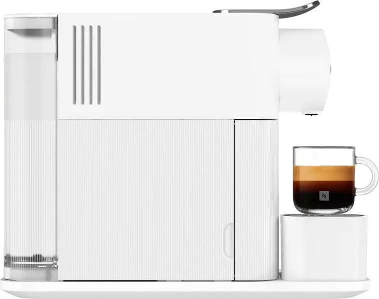 Втора ръка: Еспресо машина DeLonghi EN510W, 1450W, 19 bar, 1 л, Nespresso, Автоматично изключване, Бял