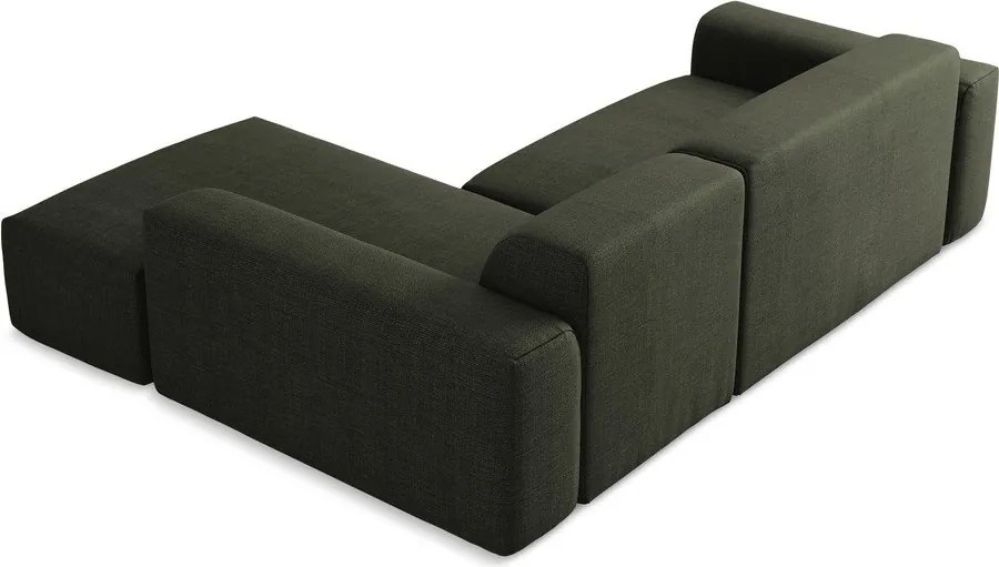 Зелен ъглов диван (десен ъгъл) Keli – Makamii